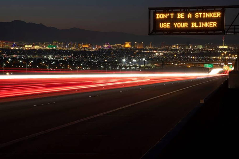 Special to the Pahrump Valley Times NDOT is asking Nevadans to vote on which safety messages th ...