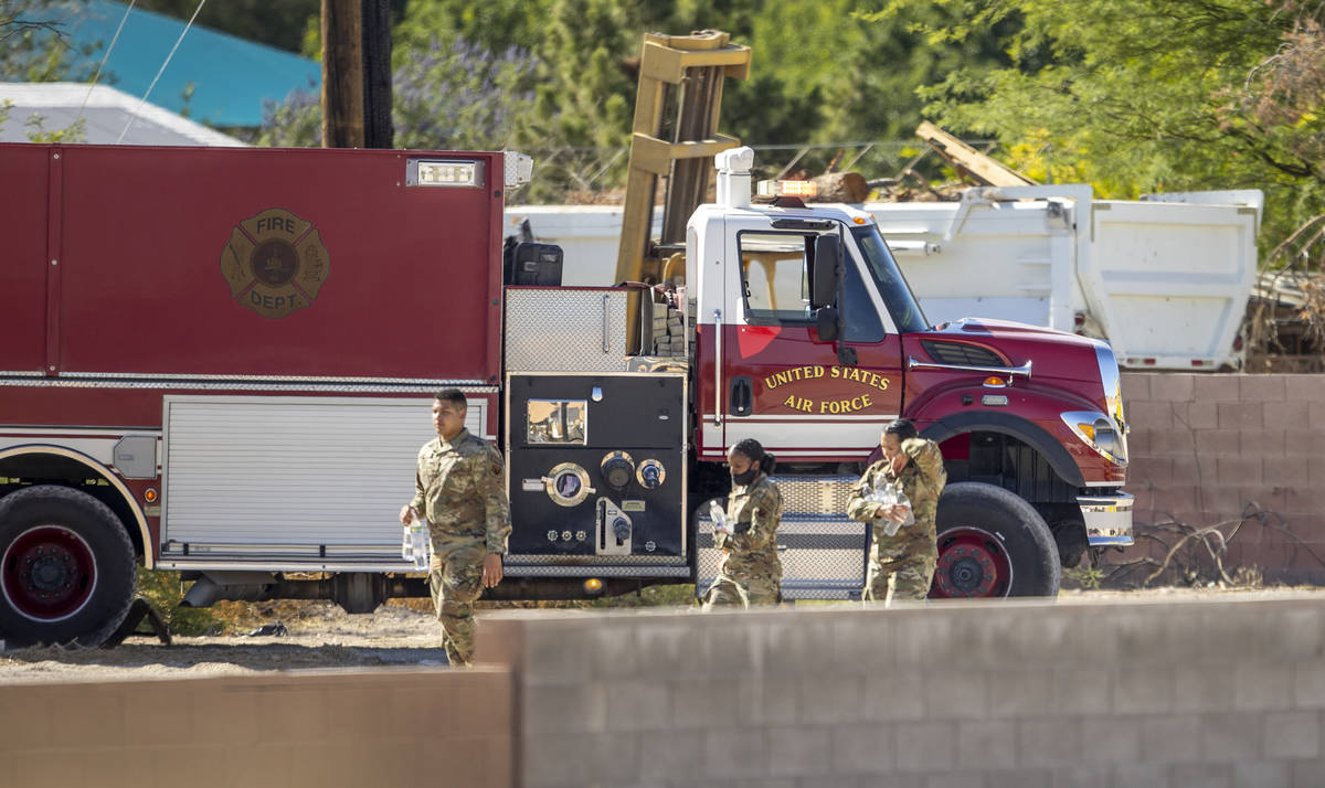 Nellis AFB craft crash kills pilot in northeast Las Vegas Pahrump
