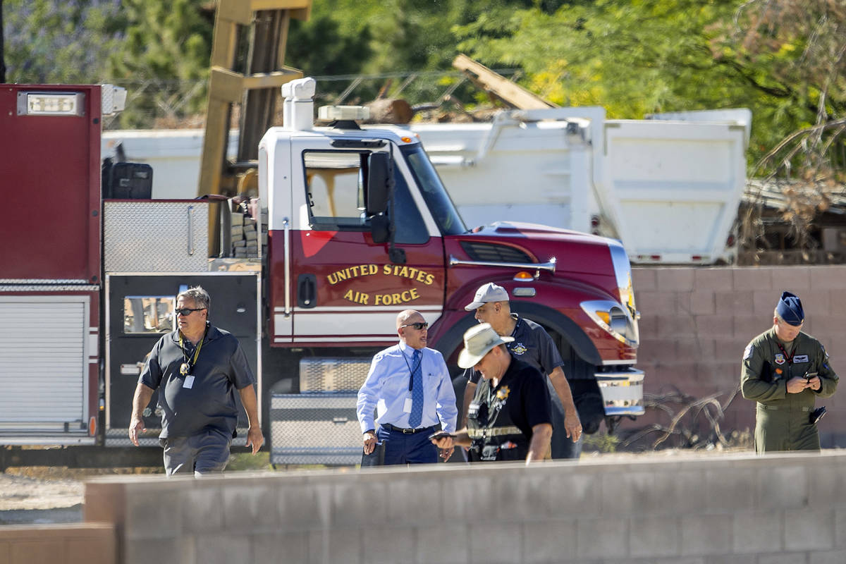 Nellis AFB craft crash kills pilot in northeast Las Vegas Pahrump