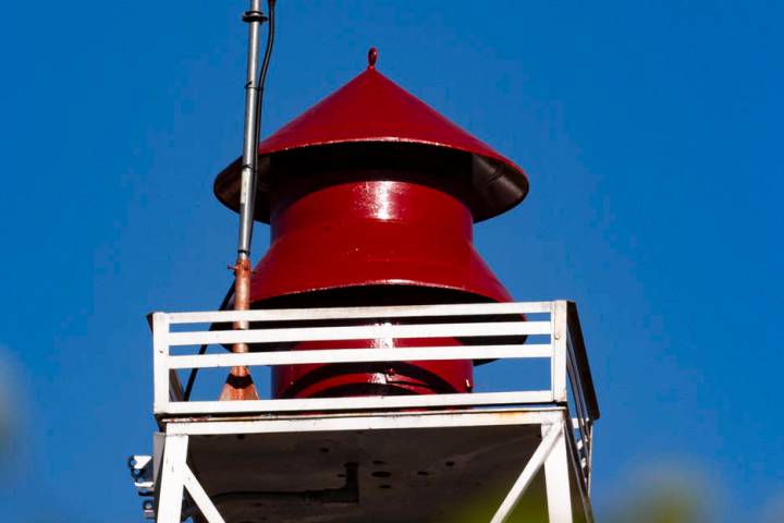 Colton Lochhead/Las Vegas Review-Journal The siren in Minden pictured on May 11, 2021.