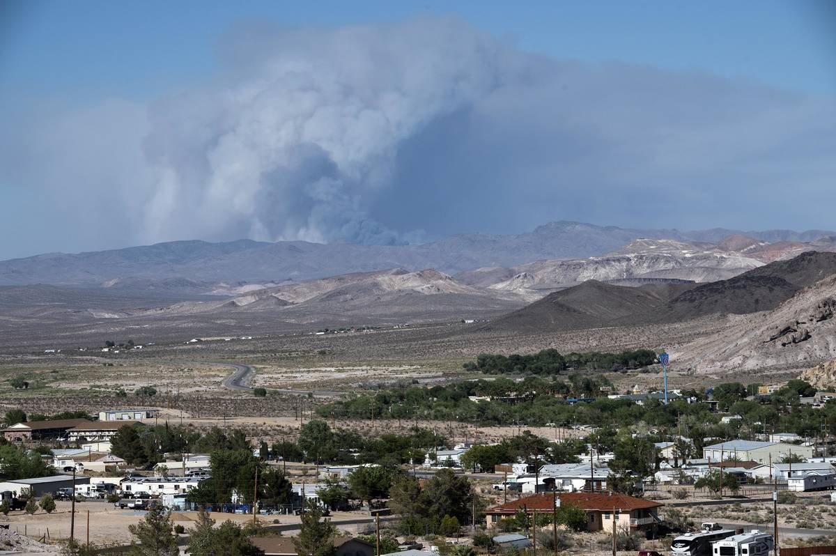 Nevada National Security Site Wildfire 75 Contained Pahrump Valley Times 