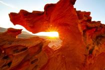 Special to the Pahrump Valley Times This photo of Little Finland, a rock formation in a remote ...