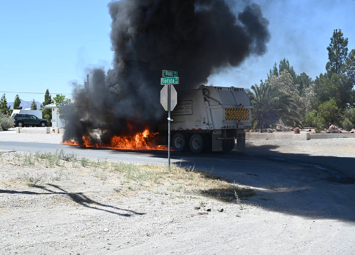 Special to the Pahrump Valley Times No serious injuries were reported following a Pahrump Valle ...