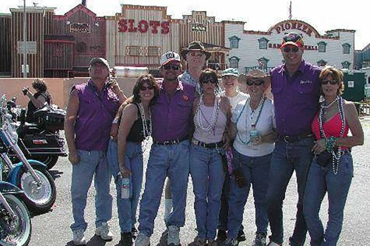 Special to the Pahrump Valley Times Pictured third from left, Larry McKay is joined by fellow m ...
