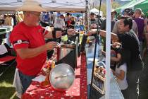 Richard Stephens/Special to the Pahrump Valley Times The chili cook-off is a popular part of Be ...