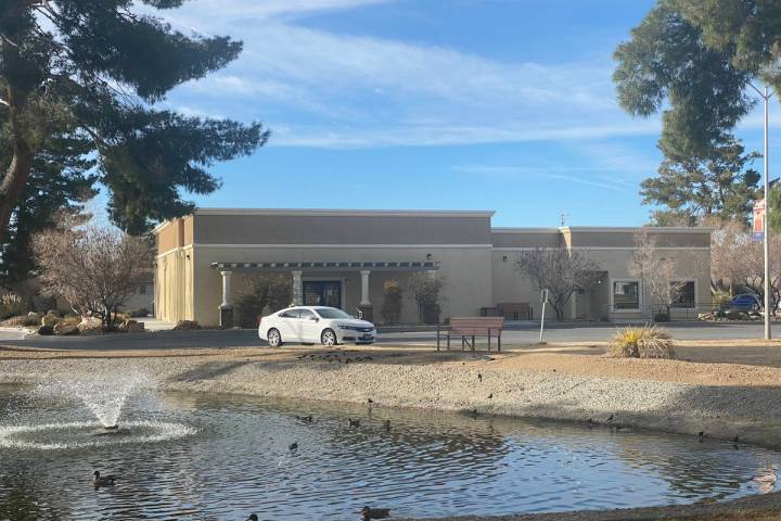 Jeffrey Meehan/Pahrump Valley Times The Nye County Commissioners' Chambers is one of the build ...