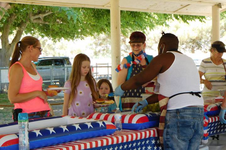 Robin Hebrock/Pahrump Valley Times The DAV Chapter #15's annual Veterans Appreciation Barbecue ...
