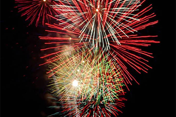 Horace Langford Jr./Pahrump Valley Times The annual Fourth of July Fireworks Show, sponsored b ...