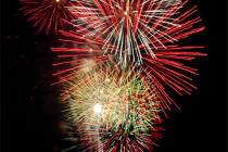 Horace Langford Jr./Pahrump Valley Times The annual Fourth of July Fireworks Show, sponsored b ...