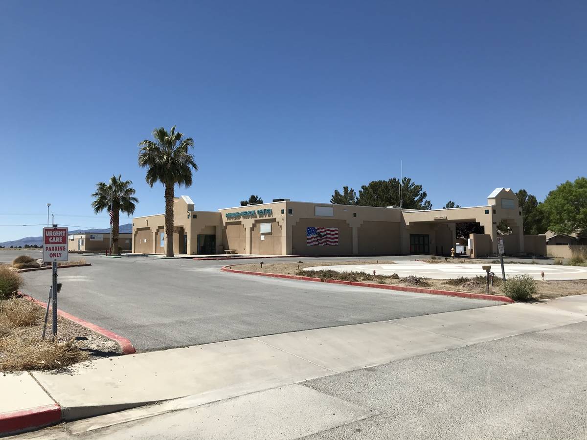 Robin Hebrock/Pahrump Valley Times The Pahrump Medical Center is located at 1501 E. Calvada Bou ...