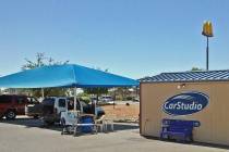 Special to the Pahrump Valley Times Car Studio car wash, which had stood in the corner of the P ...