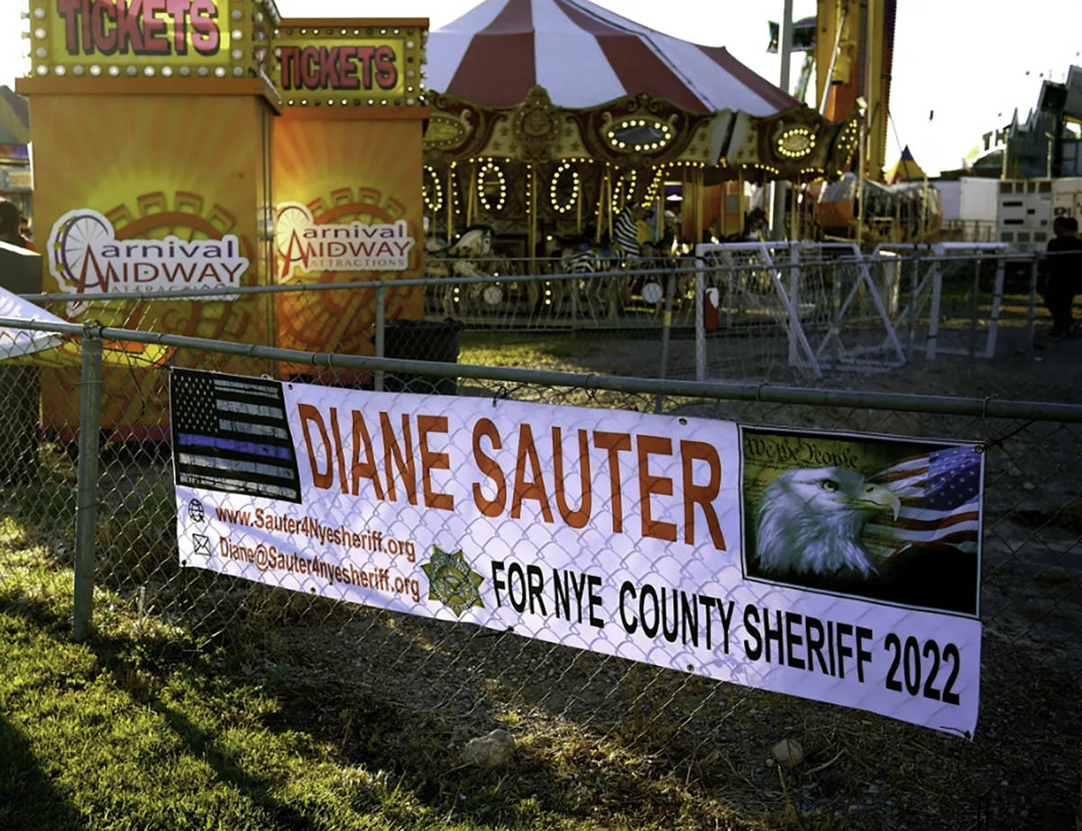 Vince Anton Photos/Special to the Pahrump Valley Times Diane Sauter is already in the midst of ...