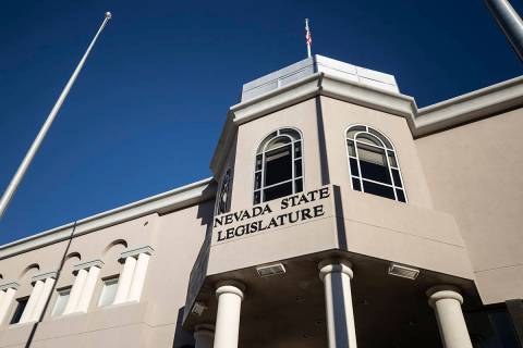 Benjamin Hager/Las Vegas Review-Journal The Nevada State Legislature Building in Carson City is ...