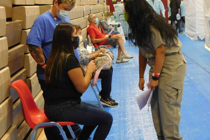 Robin Hebrock/Pahrump Valley Times This file photo from the 2020 Pahrump Remote Area Medical Cl ...