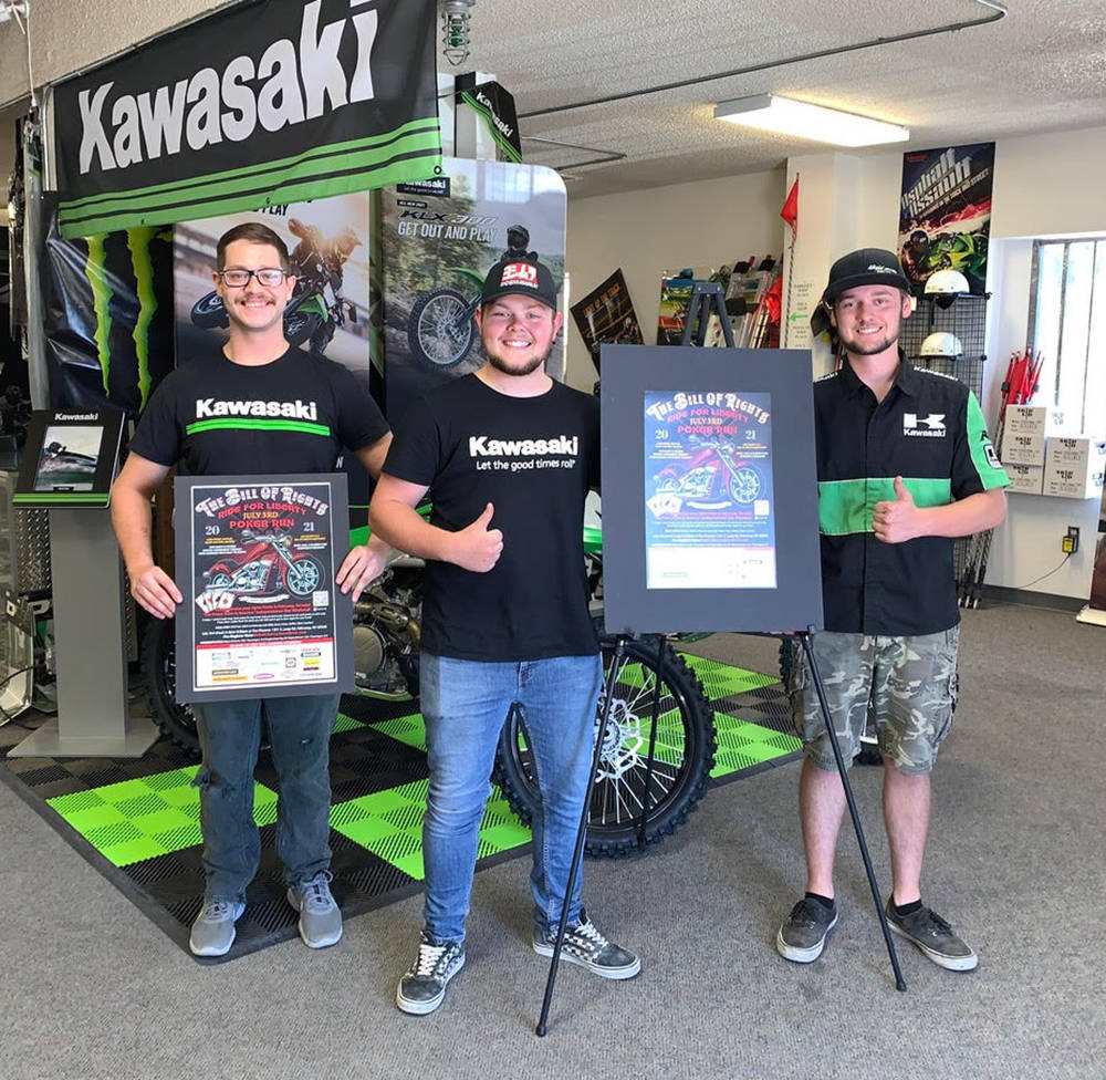 Special to the Pahrump Valley Times Parker's Kawasaki is one of the many local businesses that ...