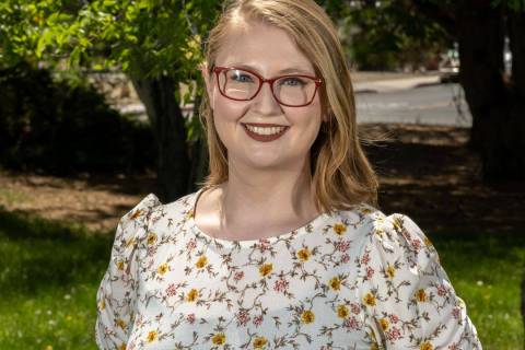 Robert Moore/Special to the Pahrump Valley Times Katelyn Brinkerhoff is working with Master Ga ...