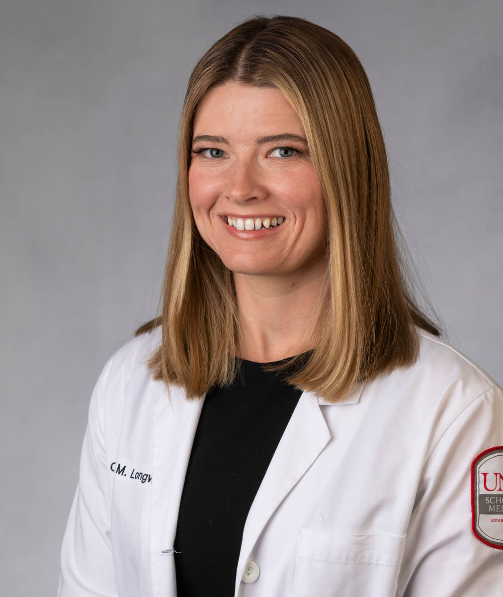 Caleena Longworth graduated from the UNLV Kirk Kerkorian School of Medicine in May 2021. (Lonni ...