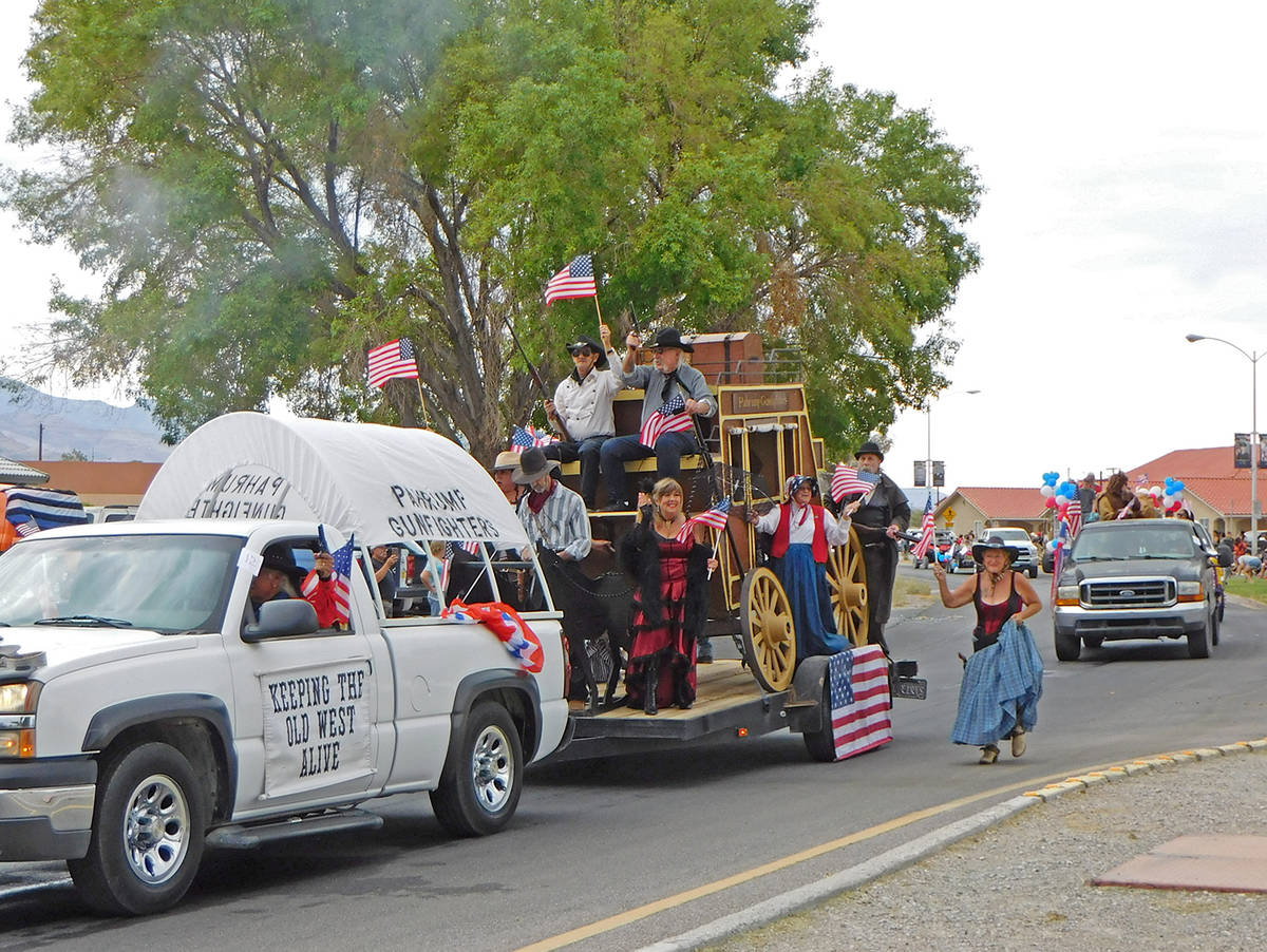 Robin Hebrock/Pahrump Valley Times The Pahrump Gunfighters took home the title of Most Enthusia ...