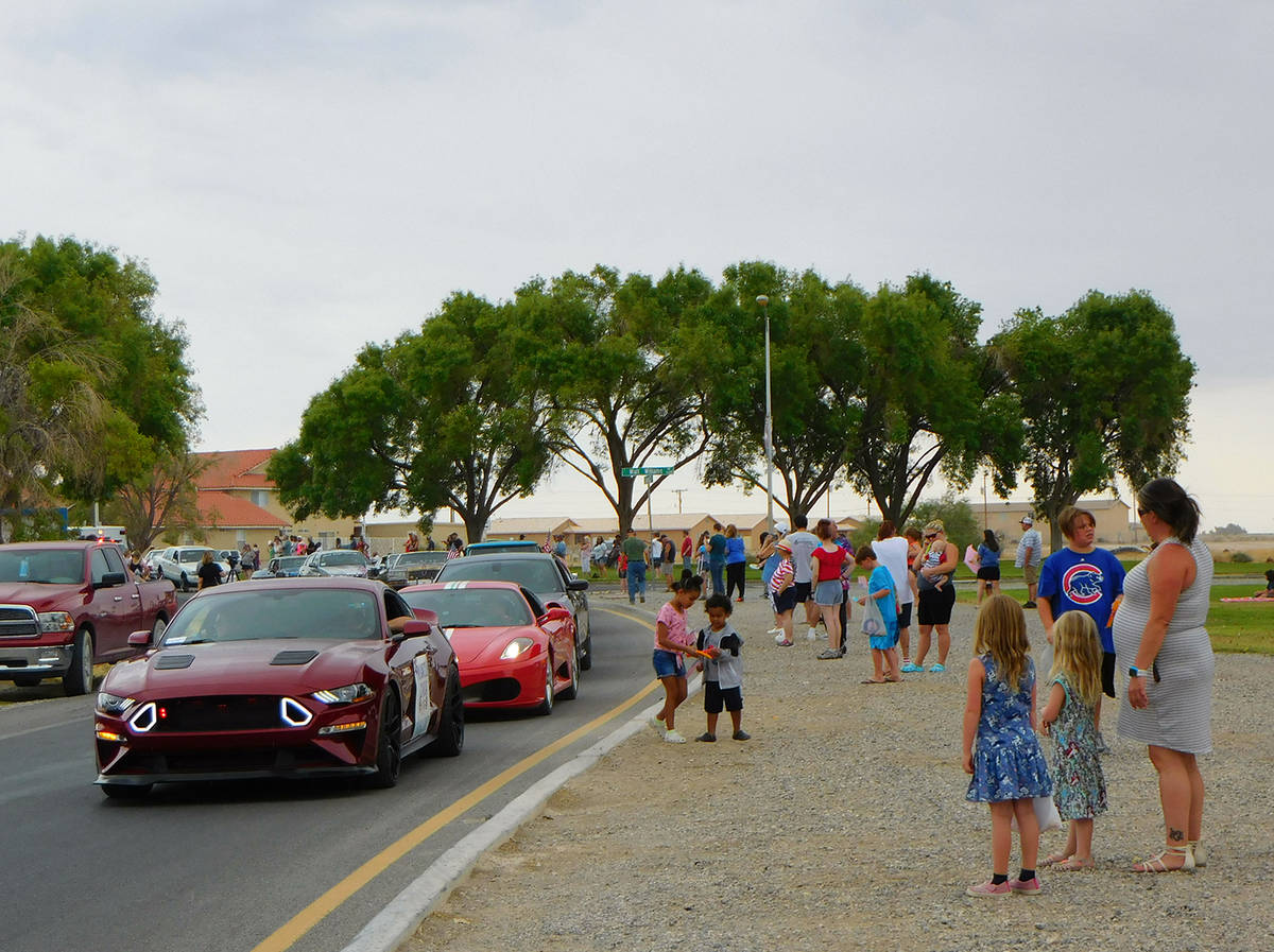 Robin Hebrock/Pahrump Valley Times Muscle cars were a crowd favorite at the Fourth of July Para ...