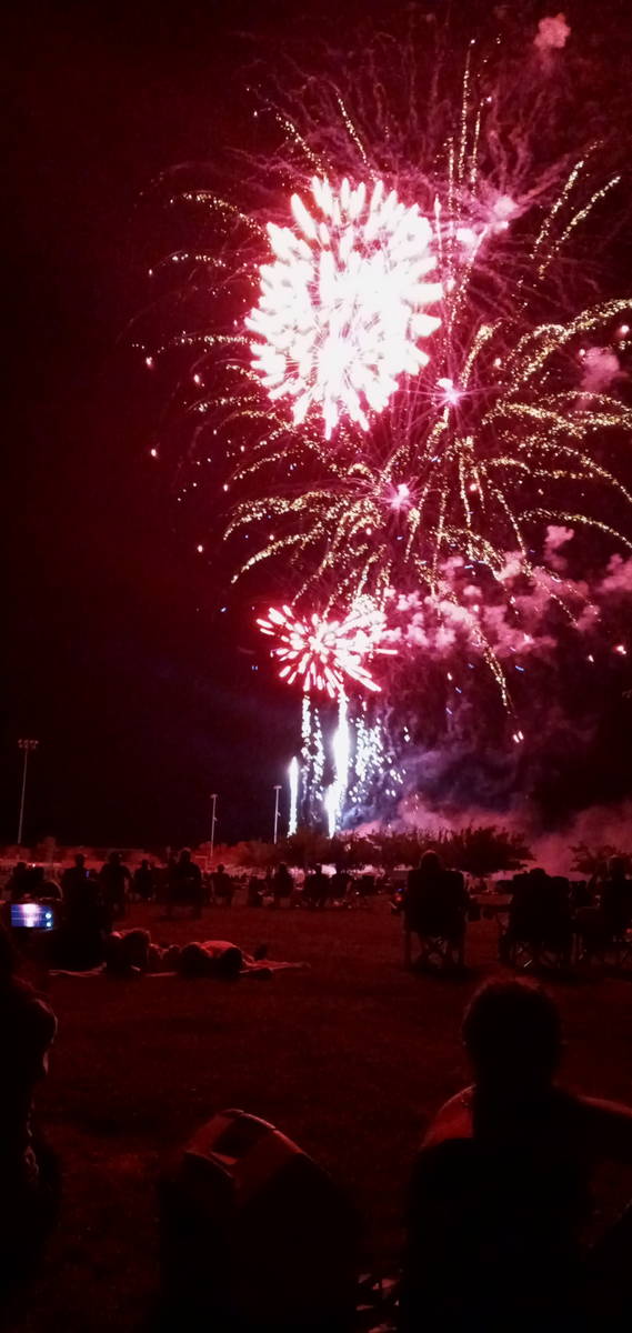 Fabulous 4th of July Fireworks flare over Pahrump Pahrump Valley Times