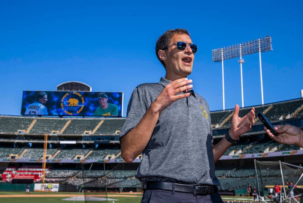 A's impressed with Las Vegas Ballpark