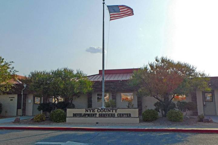 Robin Hebrock/Pahrump Valley Times The Nye County Development Services Center is home to the co ...