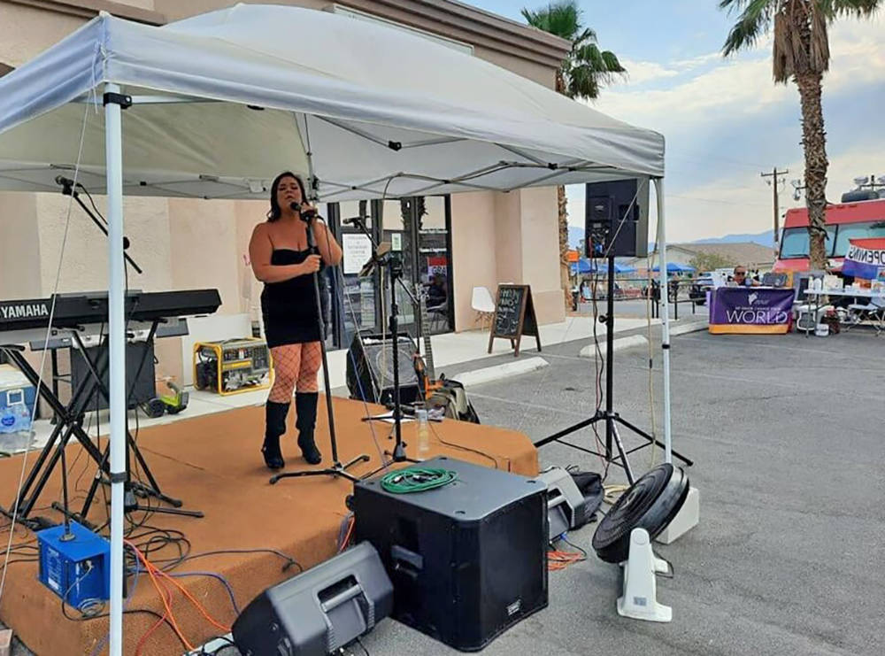 Special to the Pahrump Valley Times Live entertainment was part of the Grand Opening celebratio ...