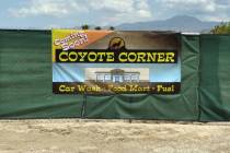 Selwyn Harris/Pahrump Valley Times Construction on a third Coyote Corner at the intersection of ...