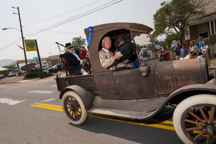 Chase Stevens Las Vegas Review-Journal John Ekman, parade grand marshall and Goldfield Historic ...