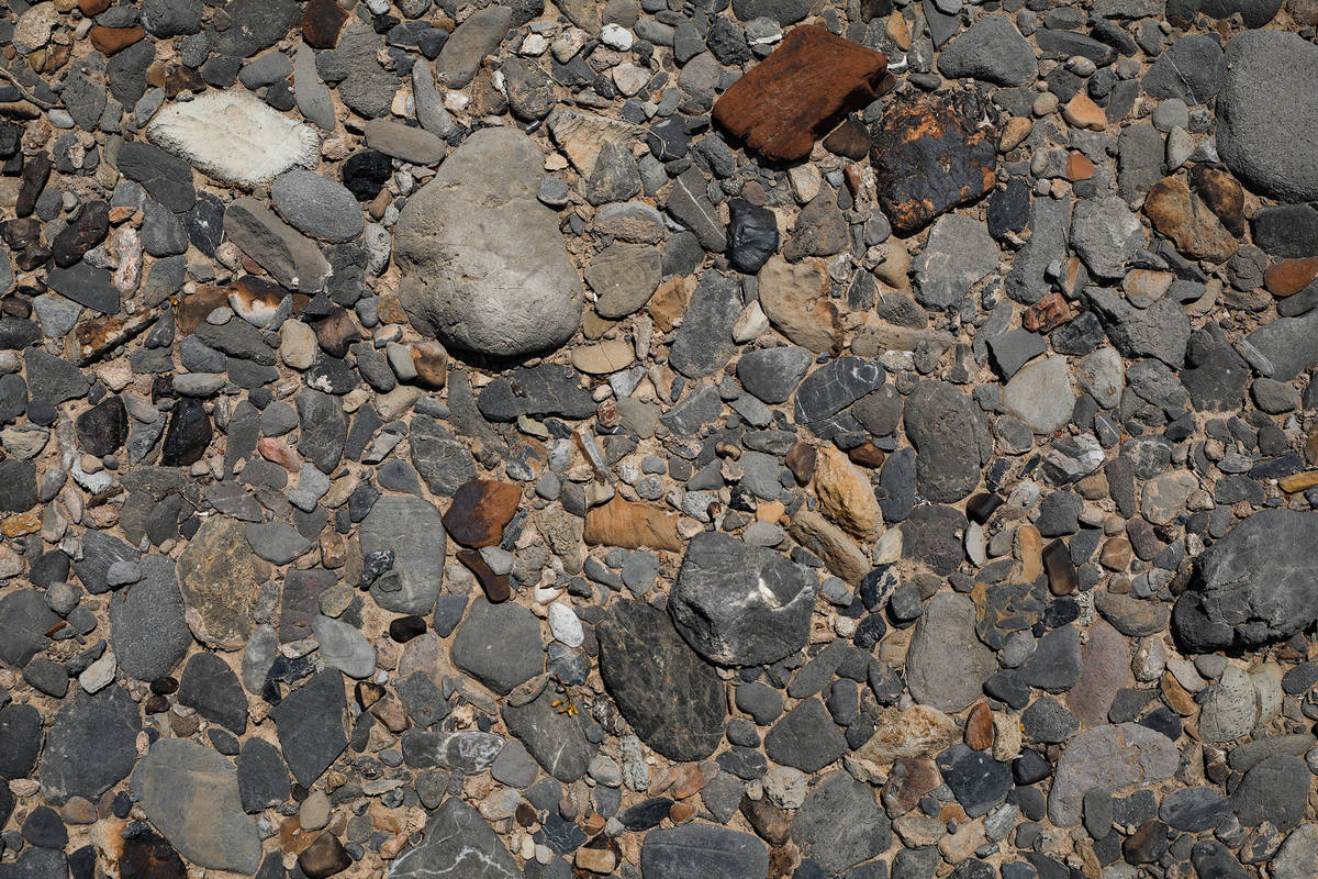 Desert soil near the future Yellow Pine solar project in Clark County, west of Las Vegas and so ...