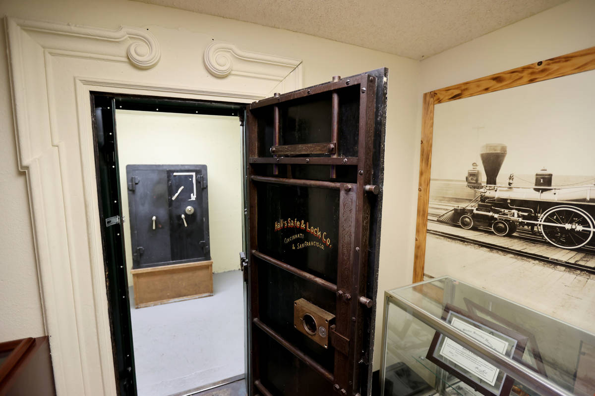 A safe at Railroad Pass casino in Henderson Monday, July 26, 2021, ahead of its 90th birthday o ...