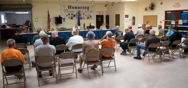 Richard Stephens/Special to the Pahrump Valley Times More than a dozen people attended the Bea ...