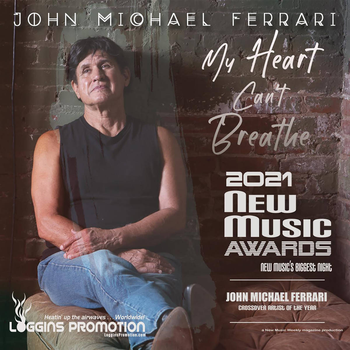 Special to the Pahrump Valley Times John Michael Ferrari's newest song "My Heart Can't Breathe" ...