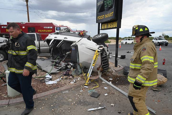 Special to the Pahrump Valley Times Pahrump's Mercy Air transported two people with critical in ...