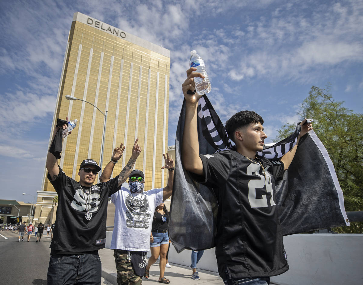 County approves road closure plan for Raiders game days, Allegiant Stadium  events