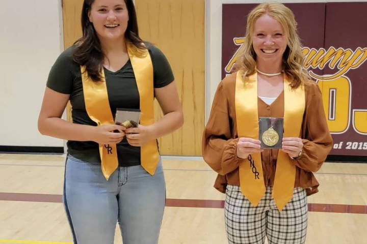 Photo courtesy of Jennifer Shockley PVHS Pahrump Valley High School Valedictorian Makayla Gent, ...