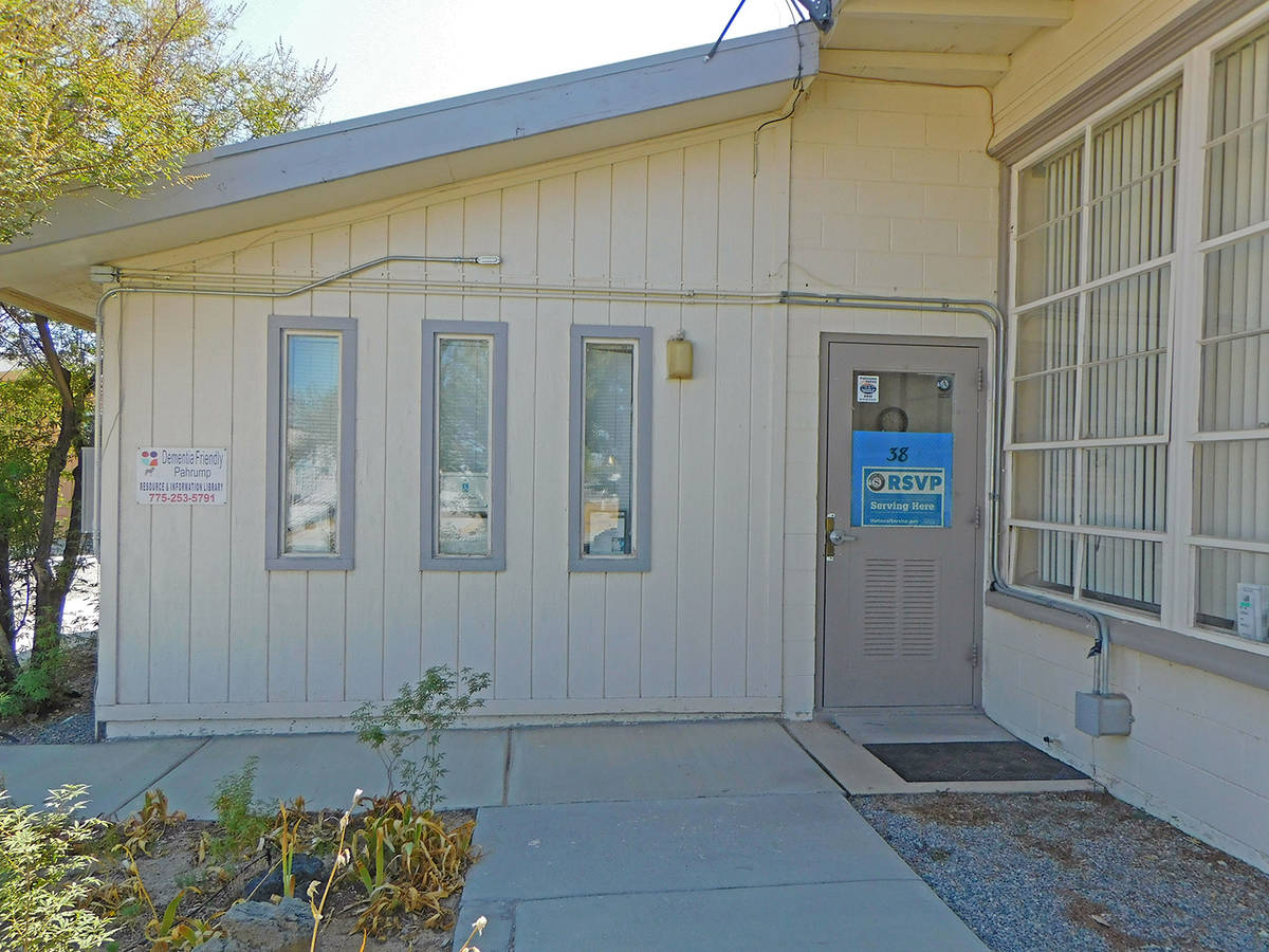 Robin Hebrock/Pahrump Valley Times The RSVP office in Pahrump is located at the NyE Communities ...