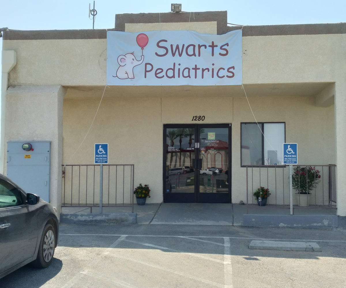 Selwyn Harris/Pahrump Valley Times Located at 1280 E. Calvada Blvd, Swarts Pediatrics is hostin ...