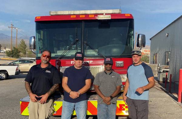 Nye County A crew of four is headed to the Caldor Fire near Lake Tahoe on Monday to fight the ...