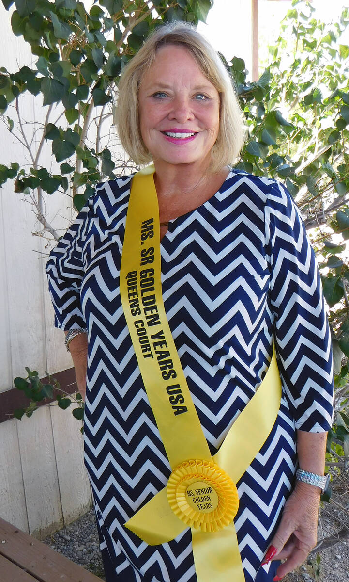 Robin Hebrock/Pahrump Valley Times Ms. Senior Golden Years contestant number two Marla Quercia.