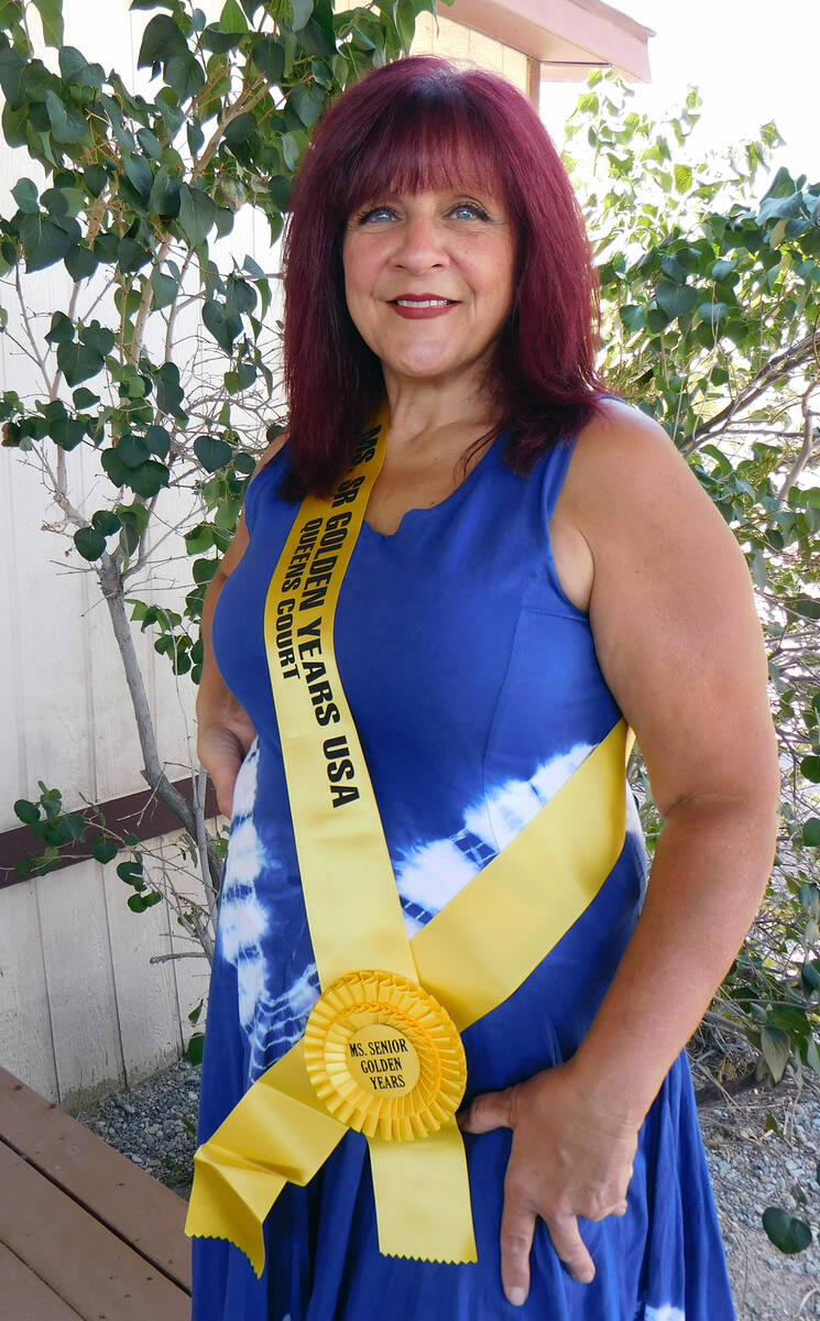 Robin Hebrock/Pahrump Valley Times Ms. Senior Golden Years contestant number four Shelley Fisher.