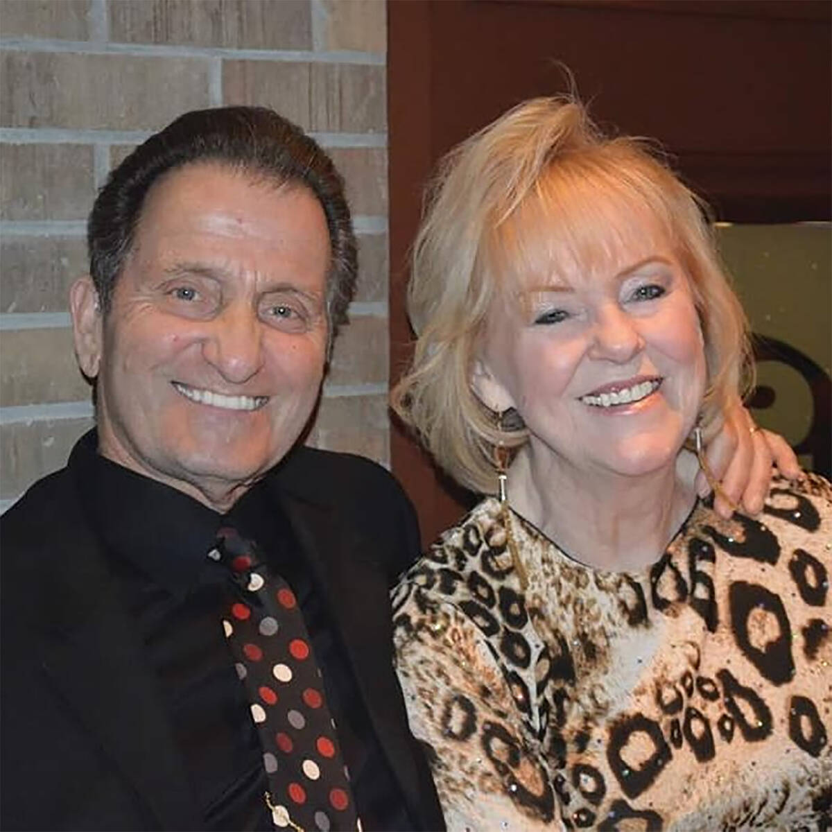Special to the Pahrump Valley Times Tom Saitta and his wife Alice enjoy a tender moment during ...