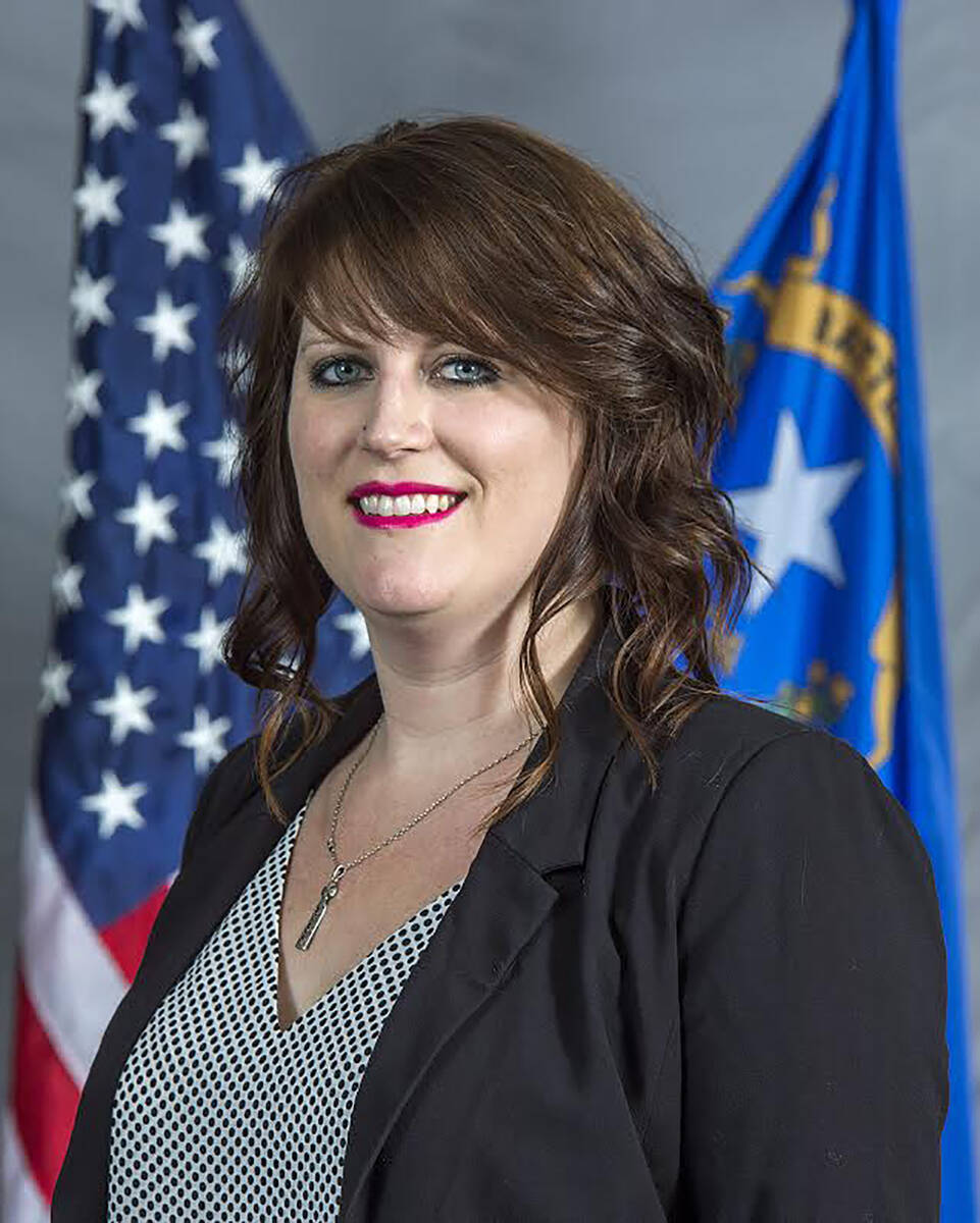 Special to the Pahrump Valley Times Nye County Comptroller Savannah Rucker heads the Nye County ...