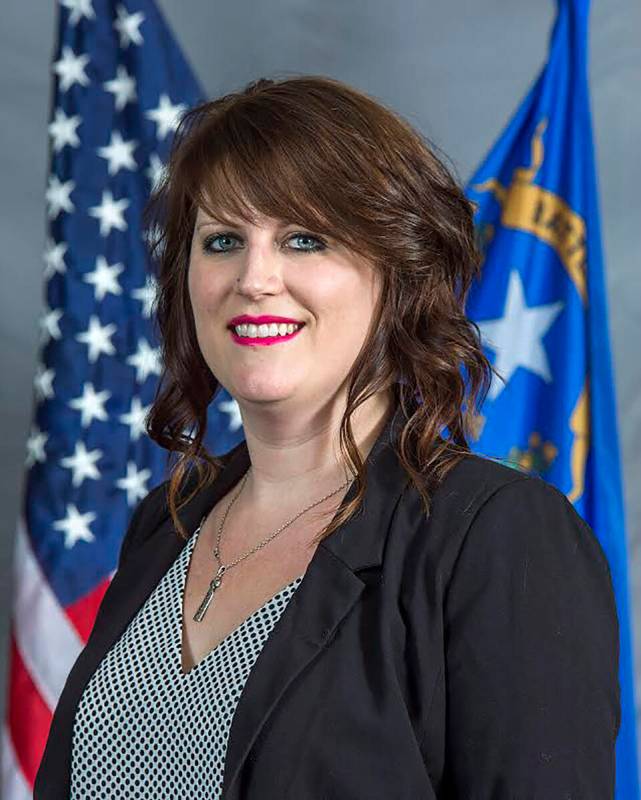 Special to the Pahrump Valley Times Nye County Comptroller Savannah Rucker heads the Nye County ...
