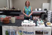 Selwyn Harris/Pahrump Valley Times Rose Nixon, owner of Nixon Handcrafted was one of more than ...