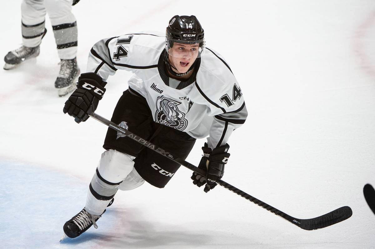 Center Zach Dean skates for the Gatineau Olympiques. (Photo courtesy Gatineau Olympiques)