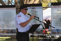 Robin Hebrock/Pahrump Valley Times Pahrump Valley Fire and Rescue Chief and Nye County Emergenc ...