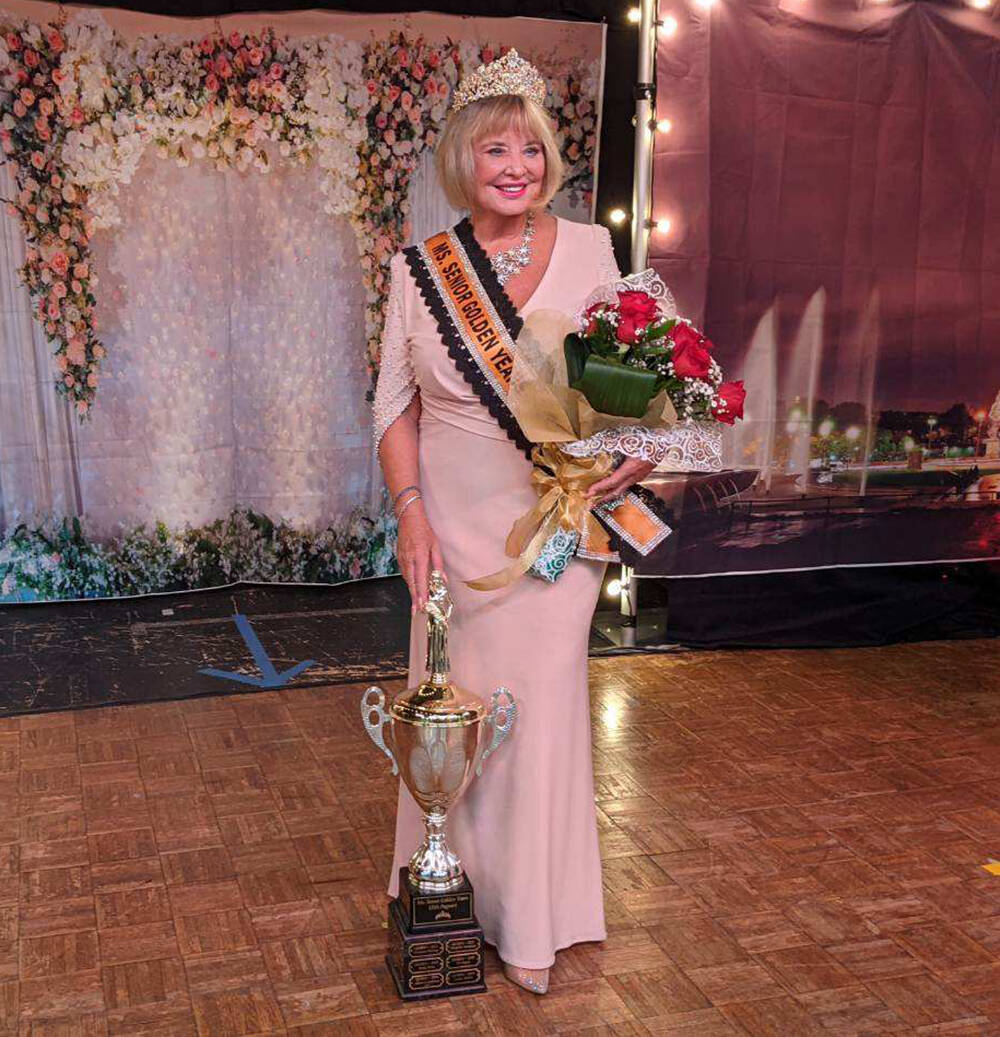 Mark Moore/Special to the Pahrump Valley Times 2021 Ms. Senior Golden Years Queen Marla Quercia ...