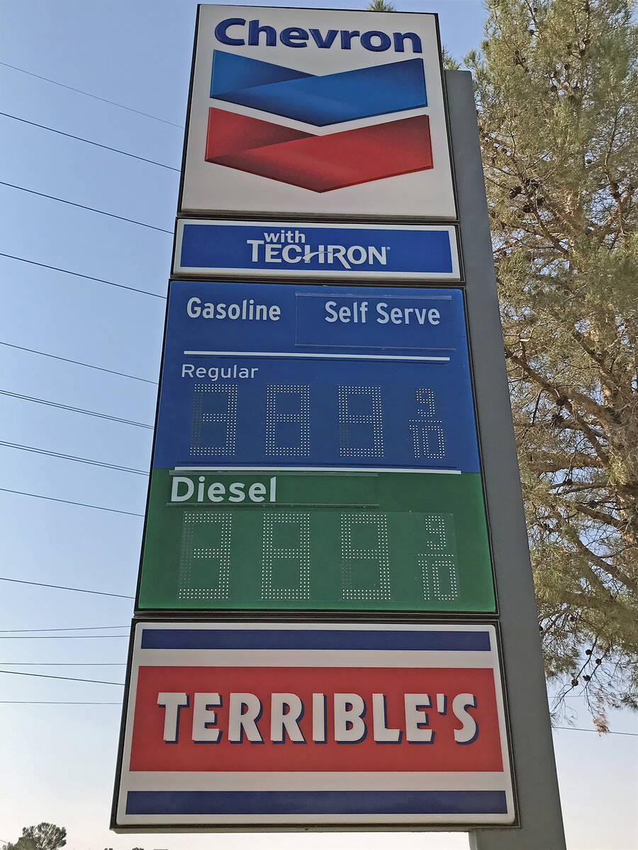Robin Hebrock/Pahrump Valley Times Currently, none of the diesel taxes paid by those purchasing ...