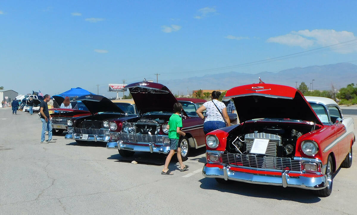 Robin Hebrock/Pahrump Valley Times Automobiles of all kinds were included in the Fall Festival ...